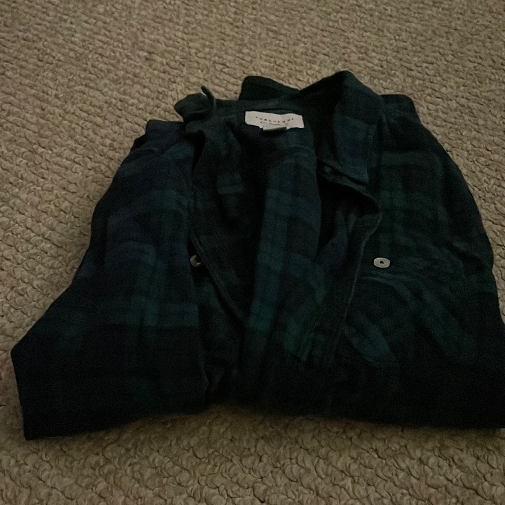 Plaid button down